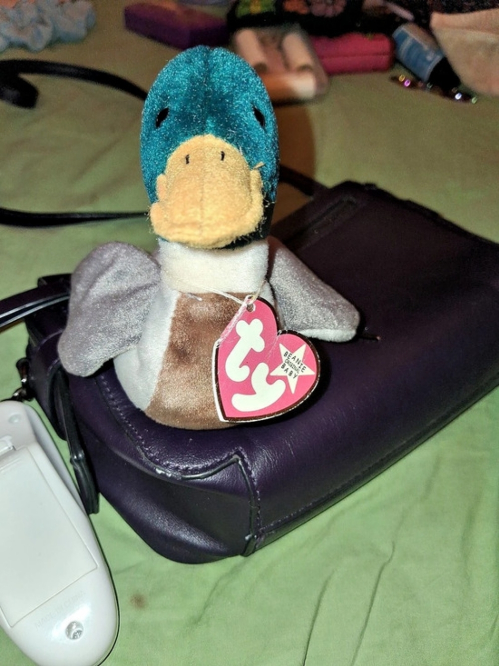 Ty Jake the Mallard Duck Plush Toy, Blue & Gray